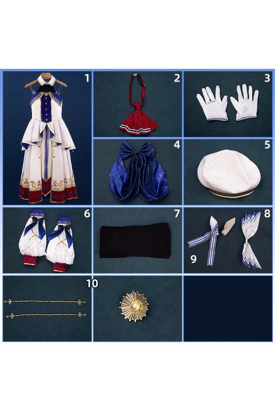 2XXT Cosplay Uma Musume Pretty Derby Victoire Pisa Race Outfit Cosplay Costume